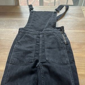 Madewell skinny overalls side zipper